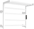 Foldable Heated Towel Rack, Dual-Zone Electric Towel Warmer Rack - Image 9