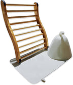 Non-Toxic Cedar Sauna Backrest for Barrel or Infrared Sauna, by NUIBY-MakeYourLifeEasier