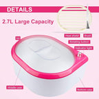 2.7L Paraffin Wax Machine Moisturizing Paraffin Bath Hand Therapy Warmer Kit - Image 2