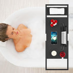Premium Bathtub Caddy Tray Black - Image 4
