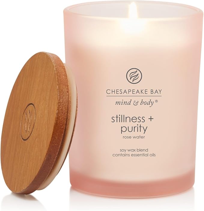 Chesapeake Bay Candle Scented Candle Stillness + Purity Medium Jar 8 Ounce Home - Image 3