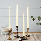 WPONSZU 16 Pack Ivory Taper Candles, 7-8 Hours Burn Time, Smokeless and Dripless - Image 4