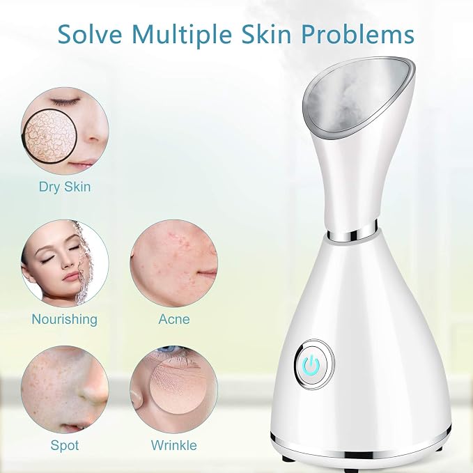 Facial Steamer for Facial Deep Cleaning, Moisturize, Unclog Pores, Face Spa - Image 4