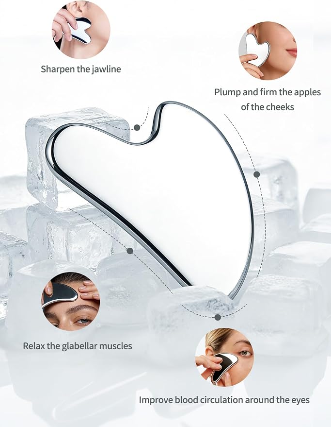 3-in-1 Stainless Steel Gua Sha Massage Tool Set, Muscle Scraper & IASTM Tools - Image 5