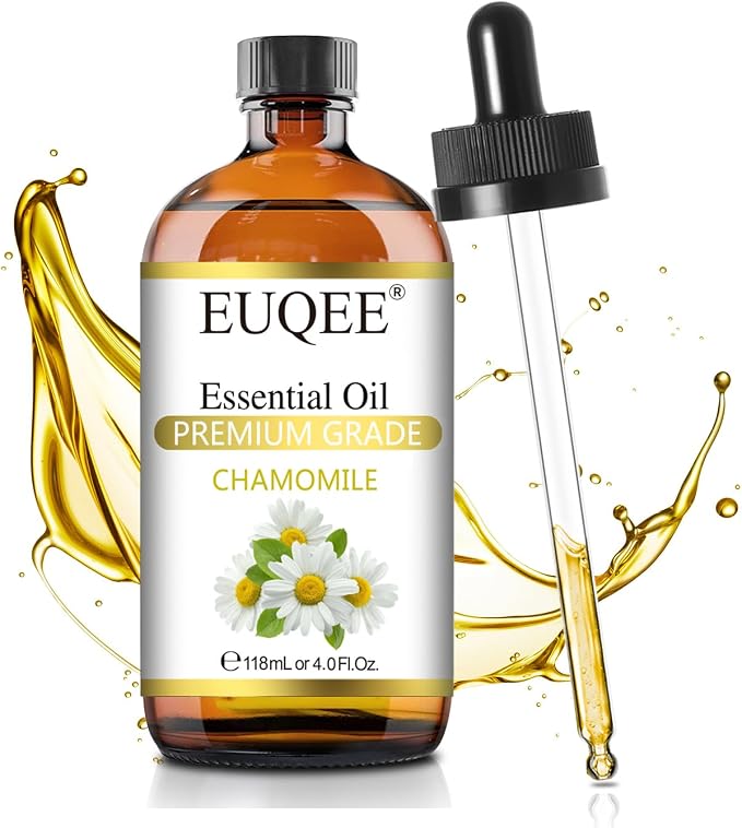 EUQEE Chamomile Essential Oil 118ml Pure Chamomile Oil Aromatherapy Essential by EUQEE