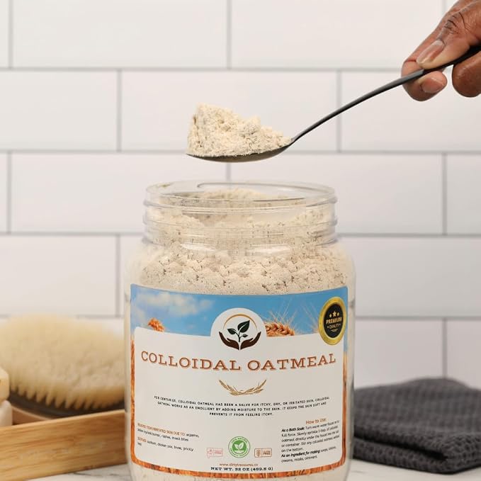 Dirty Treasures Colloidal Oatmeal Bath | Eczema & Itchy Skin Relief | Baby-Safe - Image 3