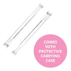 Bona Fide Beauty Glass Cuticle Pusher Set of 2 Manicure Nail Care Tools - Image 5
