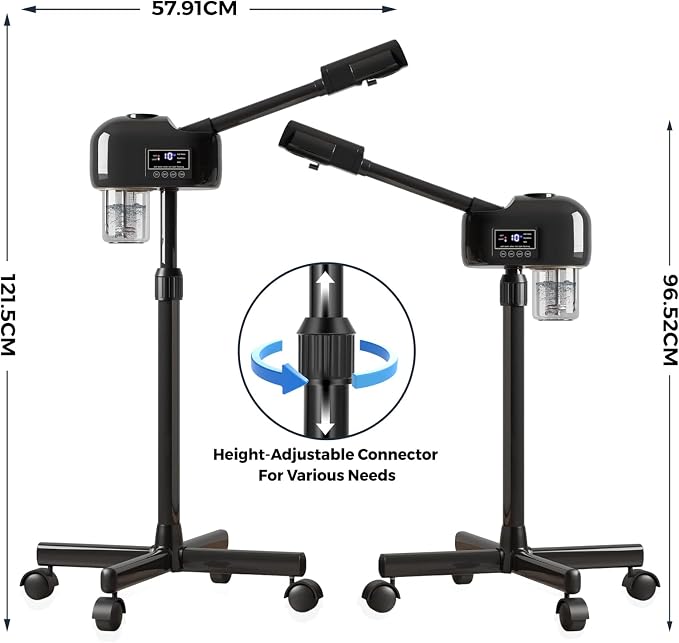 Facial Steamer for Estheticians, Timer Function & Hot Mist, Vaporizador Facial - Image 2