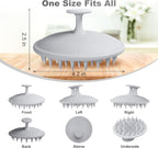 Meartchy Silicone Scalp Massager Shampoo Brush, Scalp Brush - Image 2