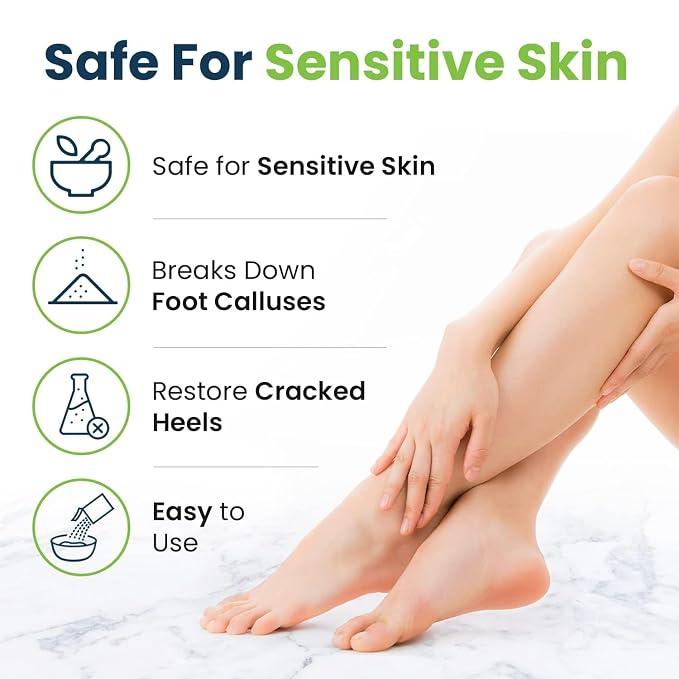FOOT CURE Exfoliator & Callus Remover Pedicure Set – Care Kit Includes File - Image 7