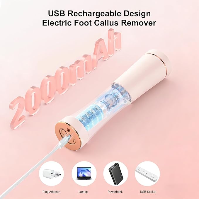2026 Upgrade Electric Foot Callus Remover, Ergonomic Foot File - Image 3