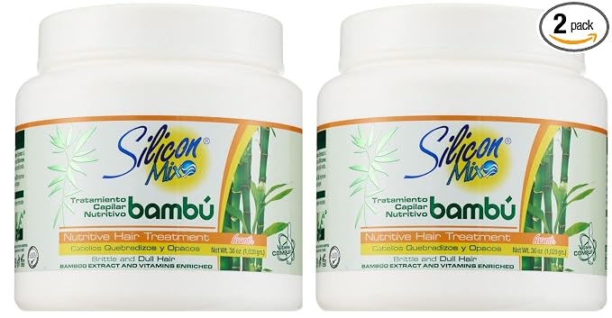 Silicon Mix Bambu Hair Treatment 36oz"Pack of 2" by SiliconMix