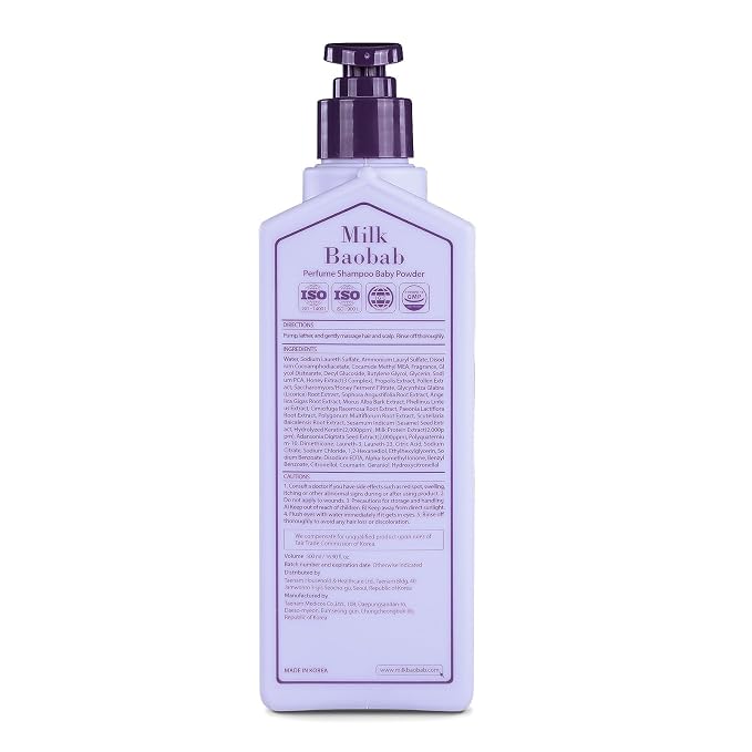 Milk Baobab Hydrating Shampo, Nourishing Korean Hair Care, Long-Lasting Baby - Image 3