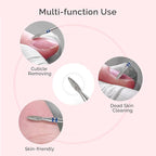 MelodySusie 2.2mm Flame Shape Cuticle Clean Nail Drill Bit 3/32'', Professional - Image 7