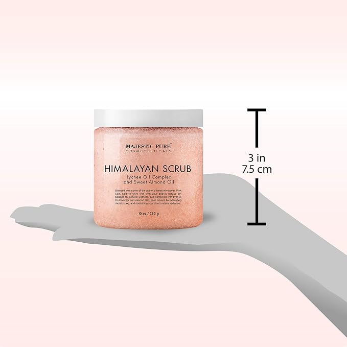 Majestic Pure Himalayan Salt Body Scrub - Image 5