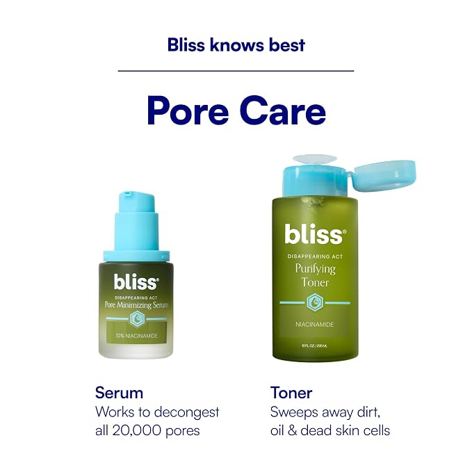 Bliss Disappearing Act Pore-Minimizing Serum – Niacinamide + Pore Vanish Complex - Image 8