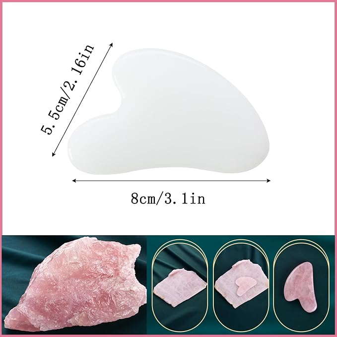 Gua Sha Jade Stone Gua Sha Massage Tool, Guasha Tool - Image 2