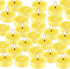 3.5-Hour 50Pack Citronella Tealight Candles, Outdoor and Indoor Summer Scented - Image 3