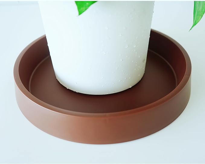 Plant Saucer Tray for Ceramic Plastic Pots, 10 inch Plant Saucers for Indoors - Image 5