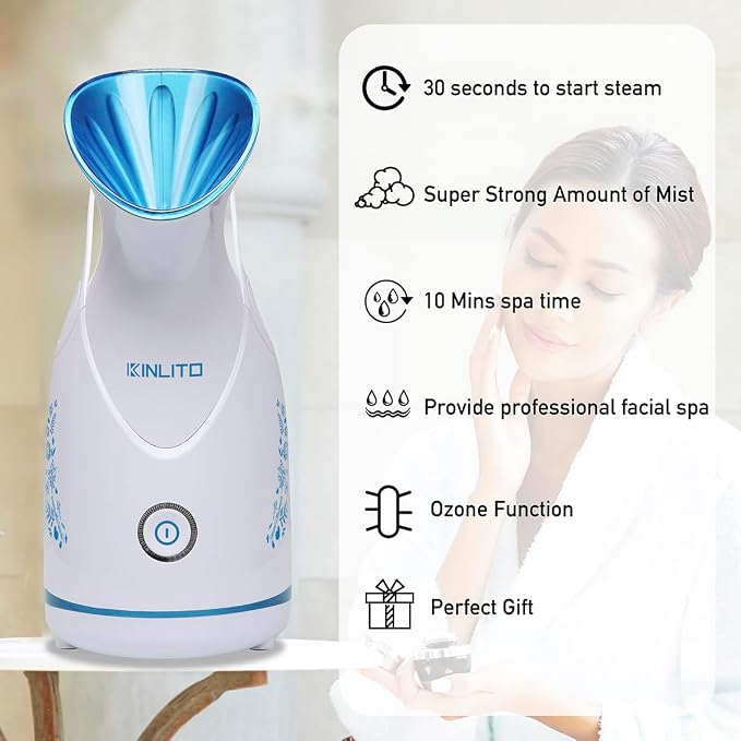 KINLITO Facial Steamer Ionic Face Steamer - Image 5