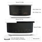 Foot Spa Bath Massager with Heat Bubbles and Vibration Massage and Jets - Image 7