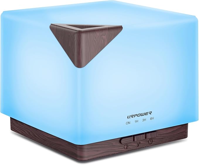 URPOWER 700ML Aromatherapy Essential Oil Diffuser, 700ml Large Ultrasonic Scent by URPOWER
