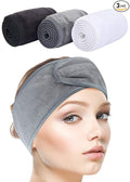 SINLAND Spa Headband for Women 3 Counts Adjustable Makeup Hair Band by SINLAND