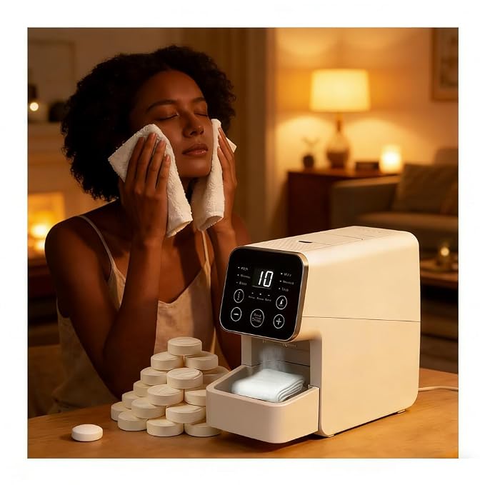 Hot Towel Dispenser with Fast Heating, Disposable Towel Warmer Machine by Forabetterlife