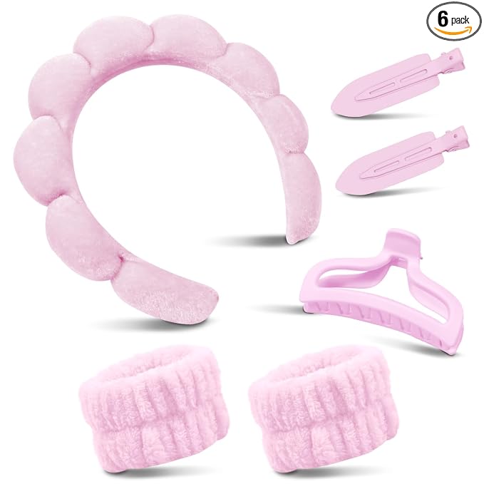 my novel things Spa Headband for Washing Face, Cute Skincare Headband and by mynovelthings