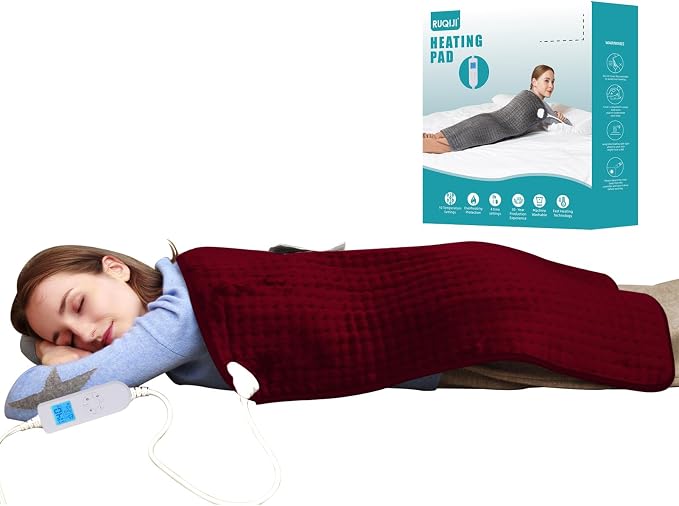 Ruqiji 17''x33'' XXXL King Size Heating Pad by RUQIJI