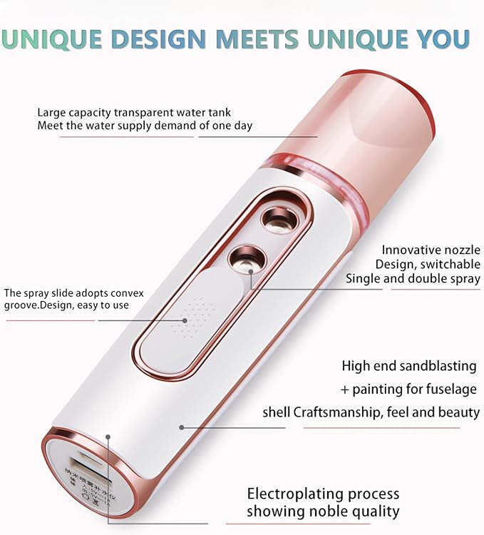 withthesun Nano Facial Mister, Cool Mist Face Steamer - Image 6