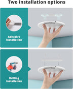 wowatt 2Pcs Battery Operated Ceiling Lights Rechargeable Motion Sensor Light - Image 2