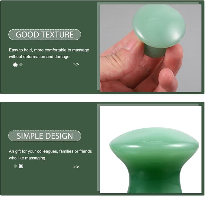 FOMIYES Jade Massager: Mushroom Gua Sha - Image 4