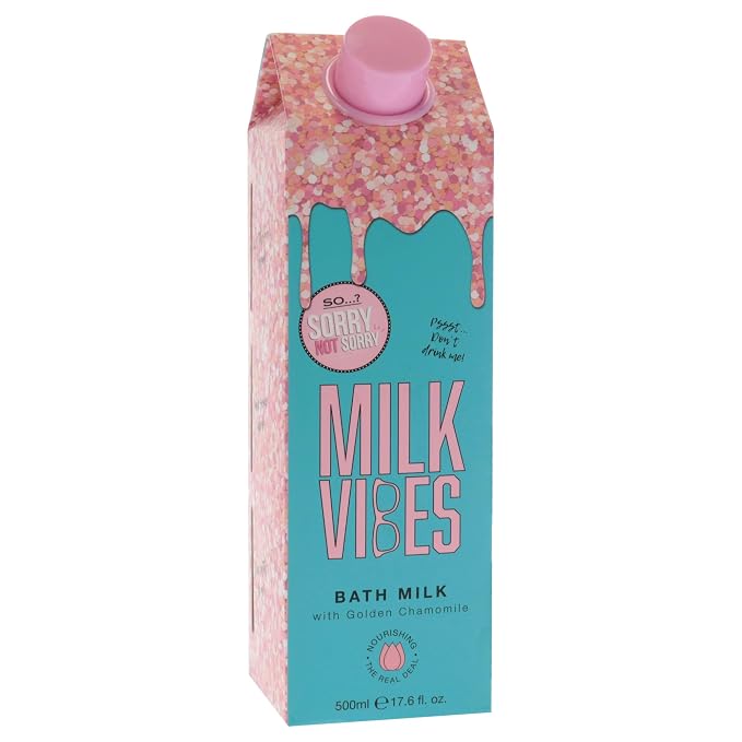 So.? Sorry Not Sorry Milk Vibes Bath Milk, Nourishing & Restoring Bath Soak - Image 3