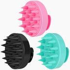 Oligei Scalp Massager 3 Pack, Shampoo Brush, Hair Scrubber by Oligei