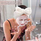 AHONEY 4 Pack Skin Care Facewash Headbands Women Girls Microfiber Spa Elastic - Image 2