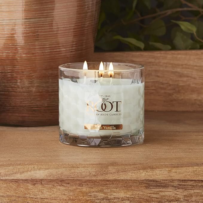 Root Candles Scented Candles Honeycomb Glass Premium Handcrafted Beeswax Blend - Image 10