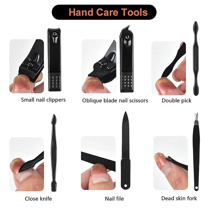 Manicure Set, Pedicure Kit, Nail Clippers, 16 in 1 Professional Grooming Kit - Image 3