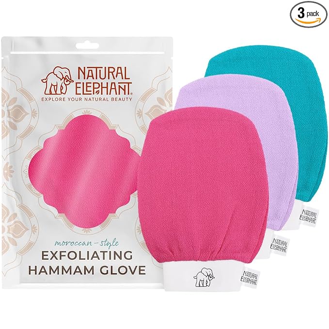 Natural Elephant Exfoliating Hammam Glove) by NaturalElephant