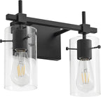 SOLFART Vintage 2 Lights Bathroom Light Fixtures Wall Sconces Black Vanity by SOLFART