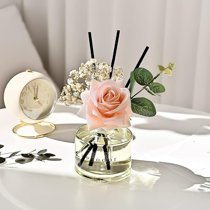 COCODOR Rose Reed Diffuser Set / 6.7oz / Rose Perfume/Scent Diffuser - Image 5
