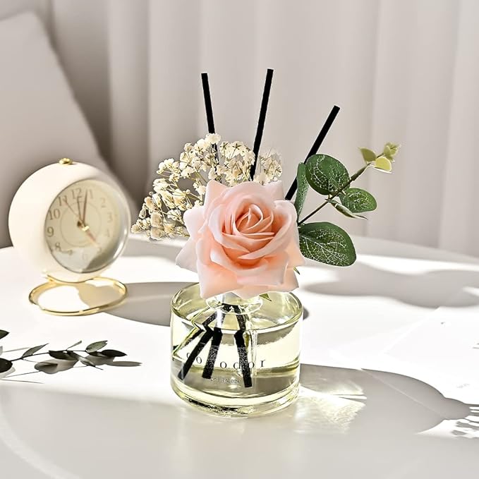 COCODOR Rose Flower Reed Diffuser/White Jasmine/6.7oz/1Pack / Home Fragrance - Image 6