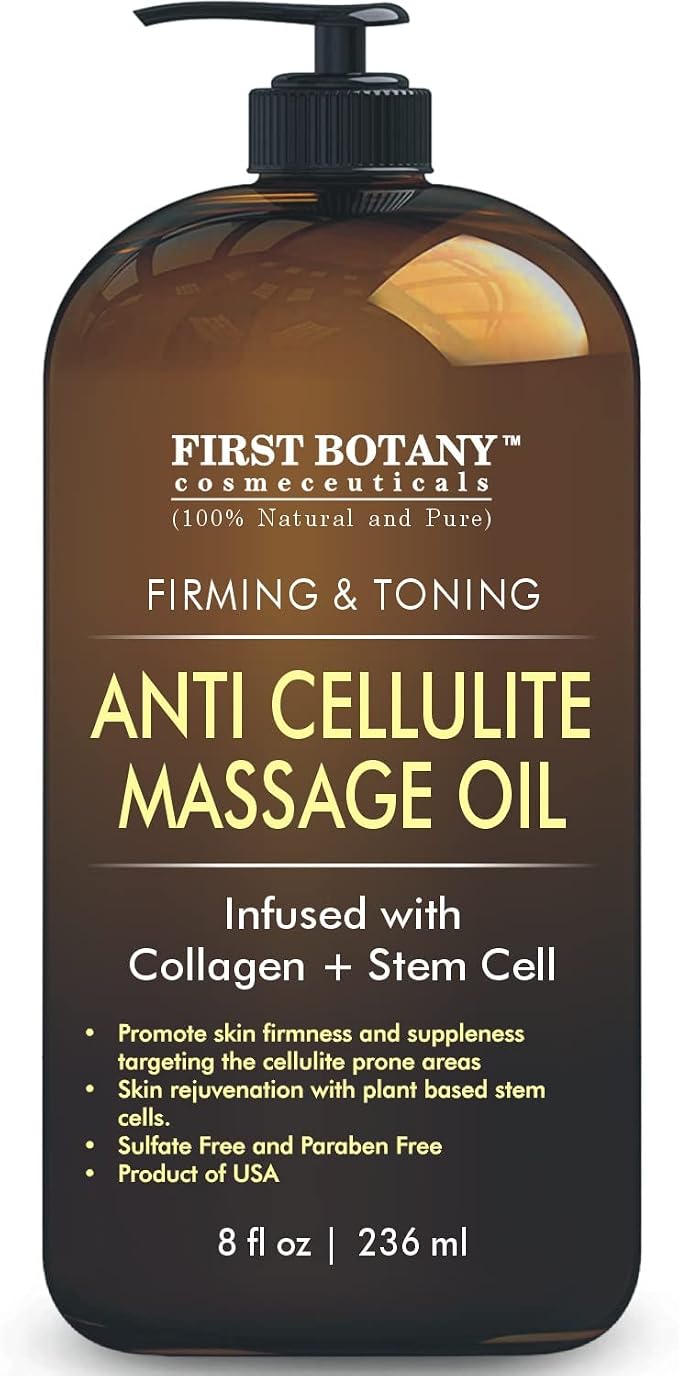 First Botany, Anti-Cellulite Massage Oil Infused by FirstBotanyCosmeceuticals