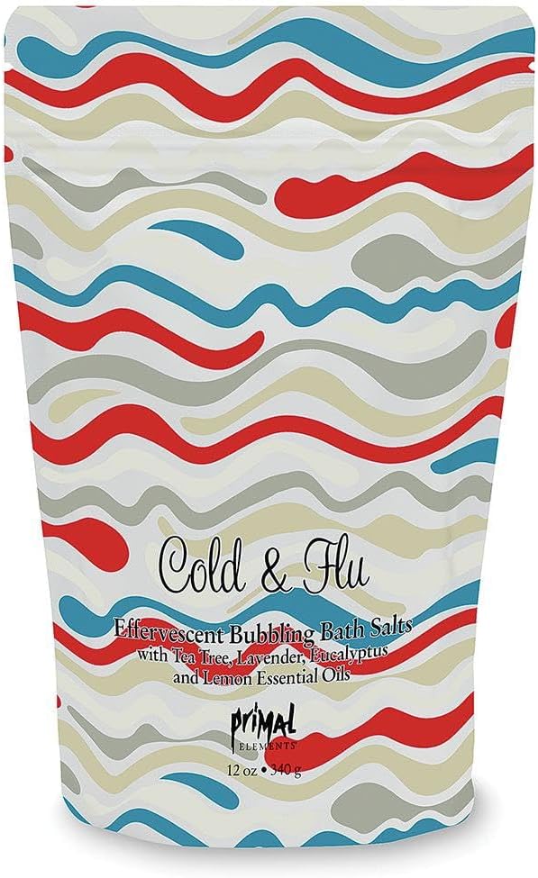 Primal Elements Detoxifying Sea Salt Soak, Vitamin E & Essential Oils, Cold & by PrimalElements