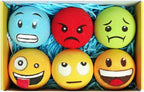 HZEX Large Emotion Face Bath Bombs Set of 6 – Fun Emoji-Inspired Spa Fizzies – - Image 8