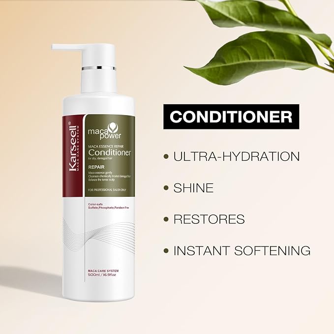 Karseell Collagen Hair Treatment Hair Care Set, Hair Oil Shampoo and Conditioner - Image 8