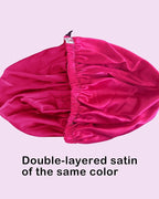 3Pcs Hair Bonnets For Sleeping Satin Bonnet For Women Silk Bonnets Womens Curly - Image 4