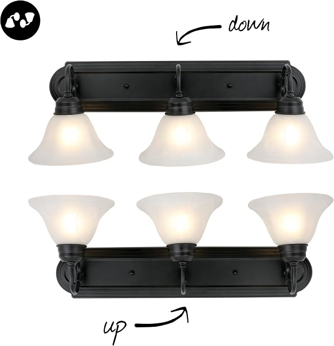 Design House 589796 Millbridge Vanity Light Dimmable - Image 9