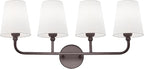 Bathroom Light Fixtures, 4 Light Oil Rubbed Bronze Vanity Lights by Metwet