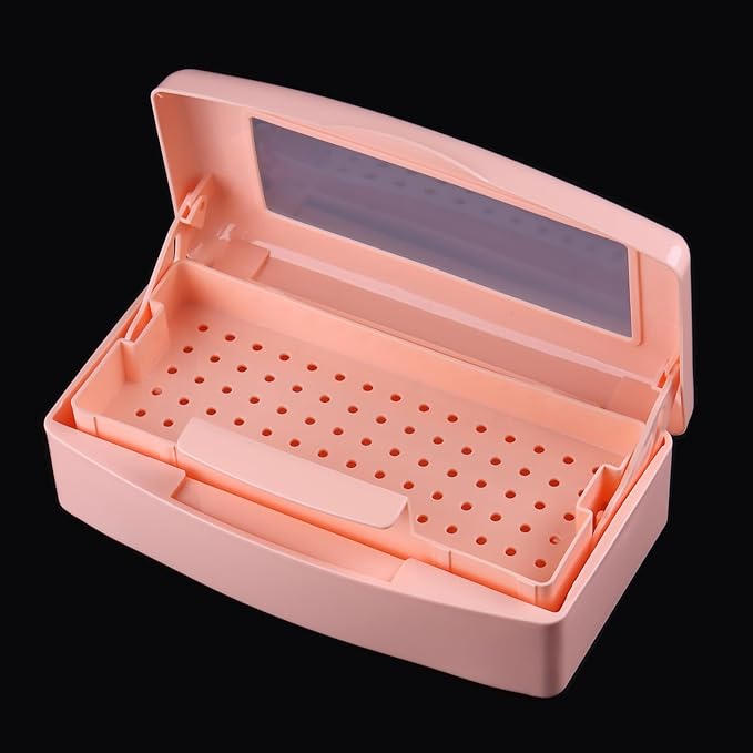 Nail Tool Sterilizer Box Plastic Disinfectant Container by SUTOKAKA